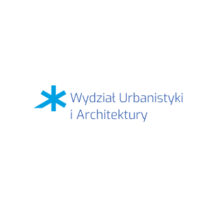 Obraz przedstawia logotyp Wydziału Urbanistyki i Architektury